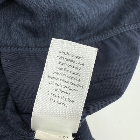 Athleta Uptempo Hoodie Sweatshirt Women Small Blue Navy Athletic Performance - Picture 9 of 13